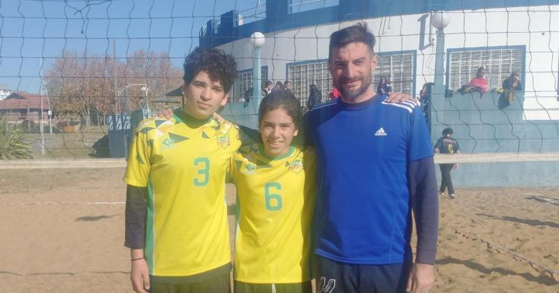 En beach voley hubo clasificados