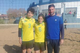 En beach voley hubo clasificados