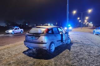 Un hombre sufrió lesiones leves tras un vuelco