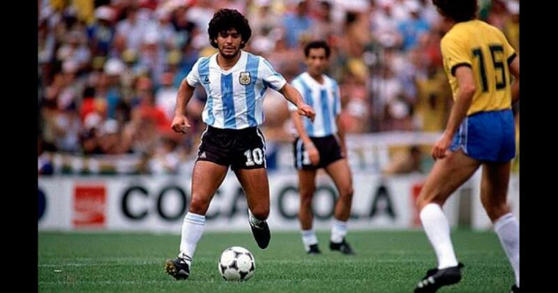 A 40 antildeos de Espantildea 82 el debut mundialista de Maradona