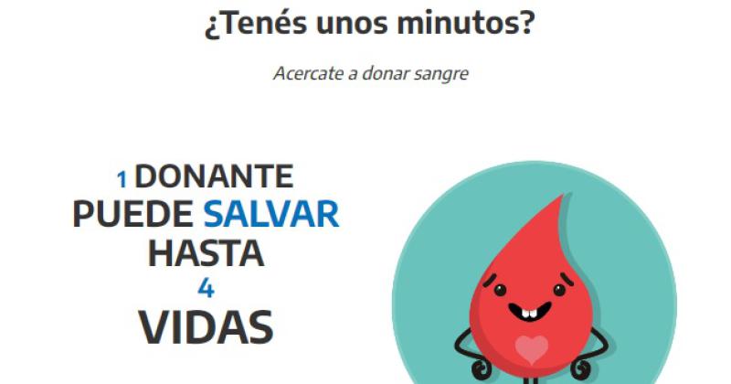 Dos colectas externas de sangre sumaraacuten stock al banco del Hospital Municipal 