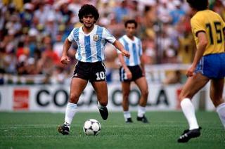 A 40 antildeos de Espantildea 82 el debut mundialista de Maradona