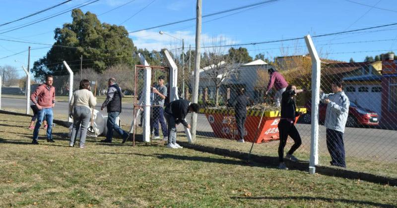 Realizaron trabajos y donaciones para el anexo de Corim en Los Robles