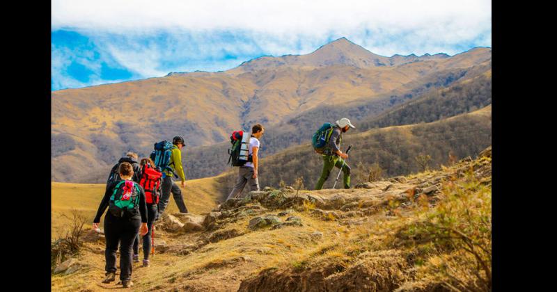 El trekking una actividad elegida por muchos turistas