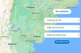 El mapa georreferenciado tiene m�s de 500 opciones entre carreras de corta duración diplomaturas y tecnicaturas universitarias