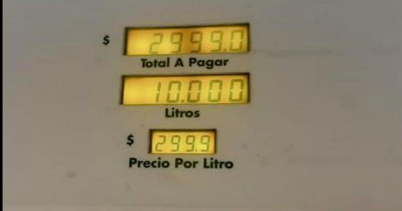 Denuncian que en el interior el gasoil ya se vende a casi  300