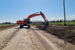 Los trabajos en los caminos rurales progresan a buen ritmo