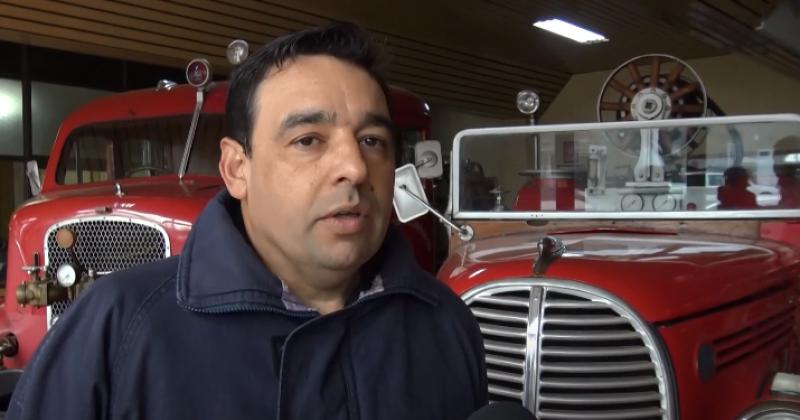 Pablo Moreno oficial de escuadra de Bomberos Voluntarios de Olavarría