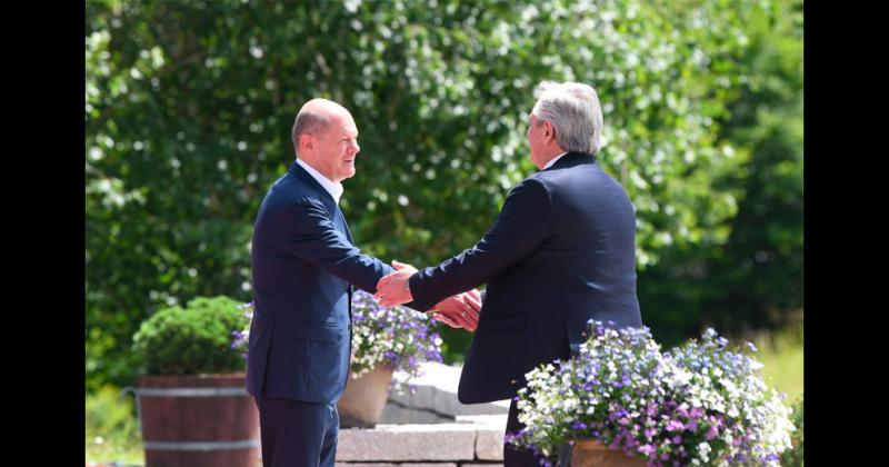 Cumbre del G7- el Presidente llegoacute al complejo de Schloss Elmau 