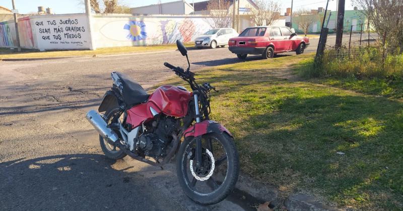 La moto involucrada es una Brava 150 cc