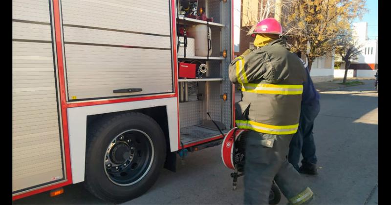 Principio de incendio en una casa del Microcentro