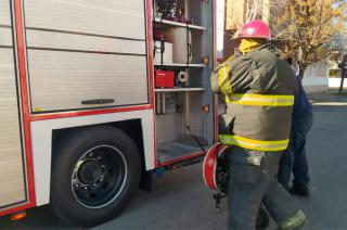 Principio de incendio en una casa del Microcentro