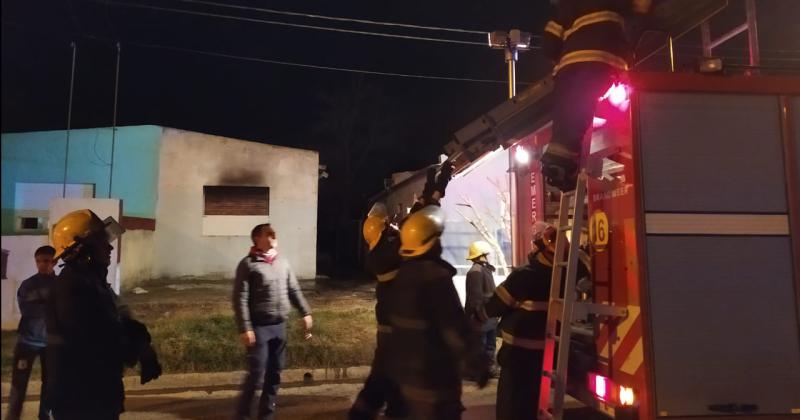 Una vivienda fue afectada por un incendio 