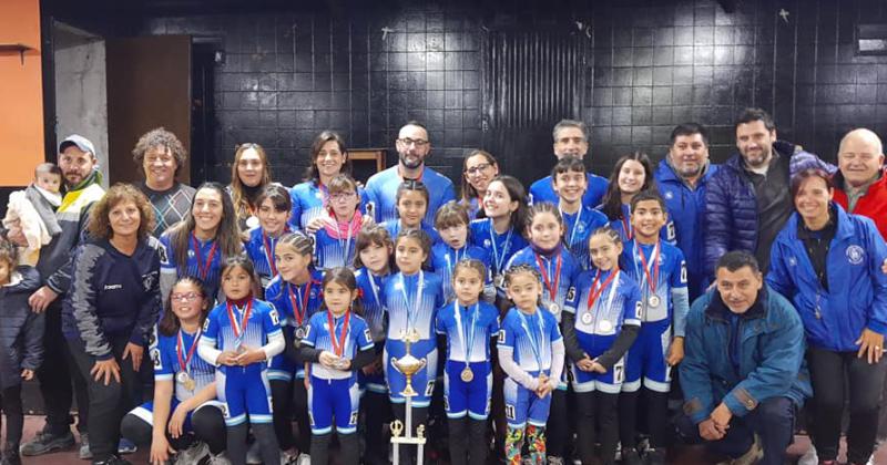 Los protagonistas reconocidos el pasado lunes en el club