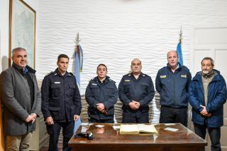 Asumieron los nuevos jefes policiales de Laprida