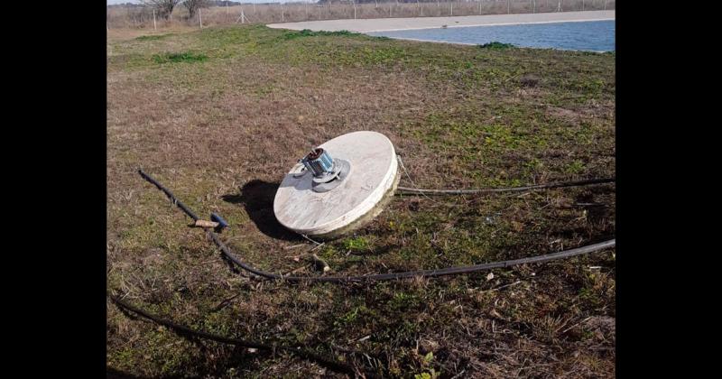 Desconocidos provocaron dantildeos y robaron cable subterraacuteneo en la Planta Depuradora de Loma Negra