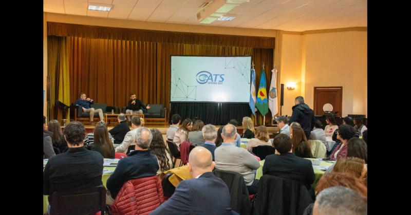 El Director ejecutivo de ARBA Cristian Girard en el XLII Evento regional CeATS en la localidad de Vicente López