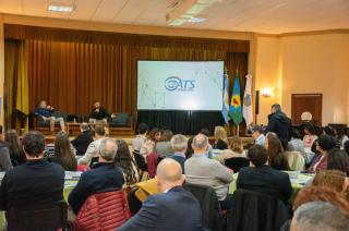 El Director ejecutivo de ARBA Cristian Girard en el XLII Evento regional CeATS en la localidad de Vicente López