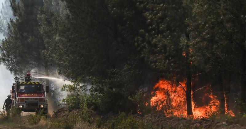  Los incendios en el sur de Francia ya arrasaron con m�s 11 mil hect�reas en la zona de Burdeos En la imagen GIronde una las ciudades m�s afectadas