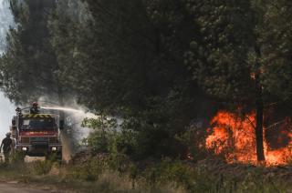  Los incendios en el sur de Francia ya arrasaron con m�s 11 mil hect�reas en la zona de Burdeos En la imagen GIronde una las ciudades m�s afectadas