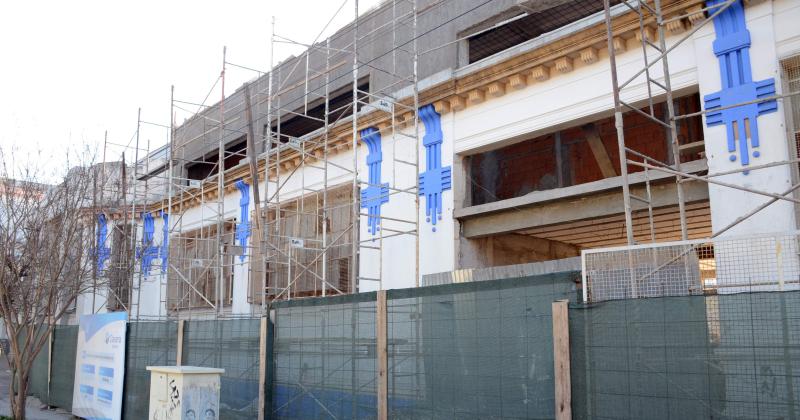 Las obras en la Escuela Secundaria Nº 20 protegern la fachada del edificio