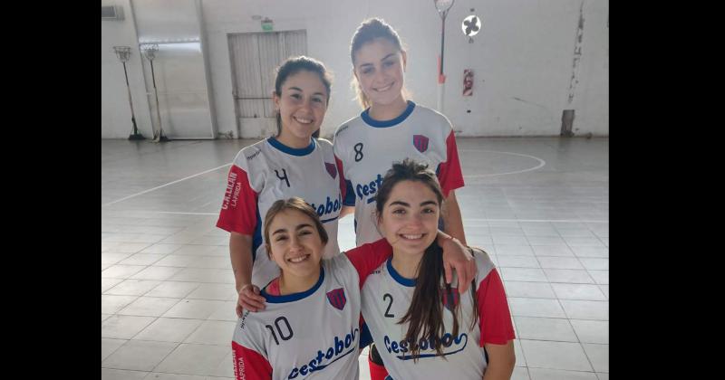 Las chicas de Cestoball 3 x 3 que se clasificaron a la final Provincial tras vencer a Benito Ju�rez