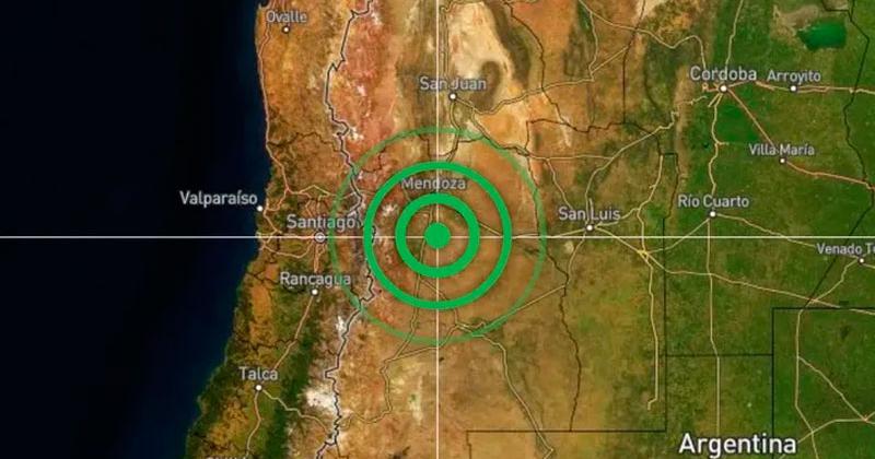 Se registroacute un sismo de magnitud 40 en Mendoza