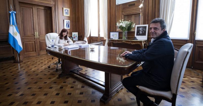 Cristina Kirchner y Sergio Massa mantuvieron una reunioacuten de trabajo