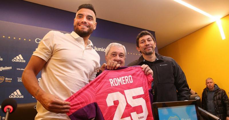 Sergio Romero fue presentado como nuevo jugador de Boca