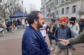 La Unidad Piquetera realizoacute una Olla Popular en la Plaza Central