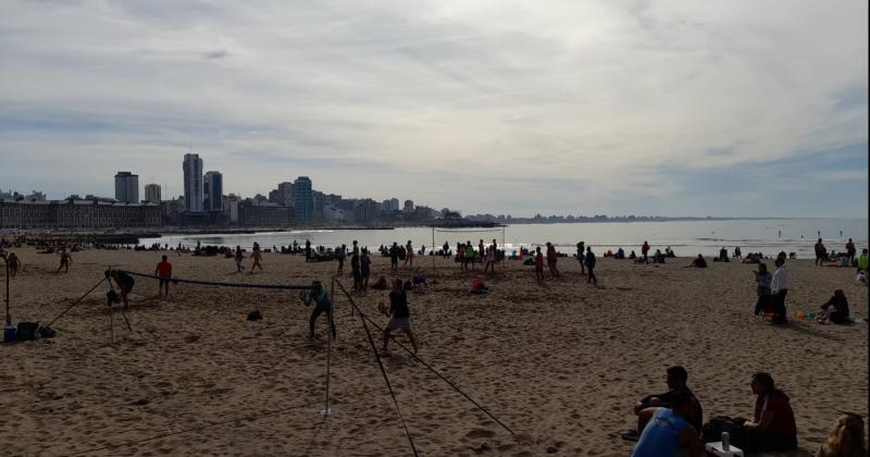 Así estaba hoy MDQ