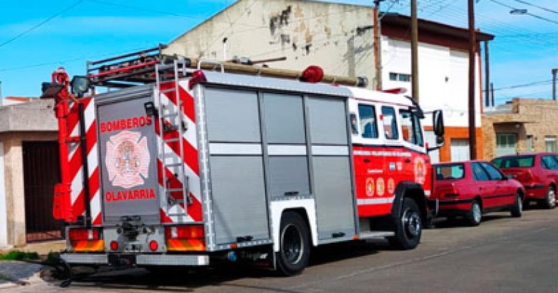 Principio de incendio en un departamento