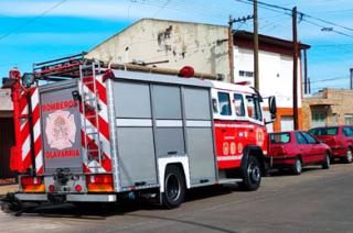 Principio de incendio en un departamento