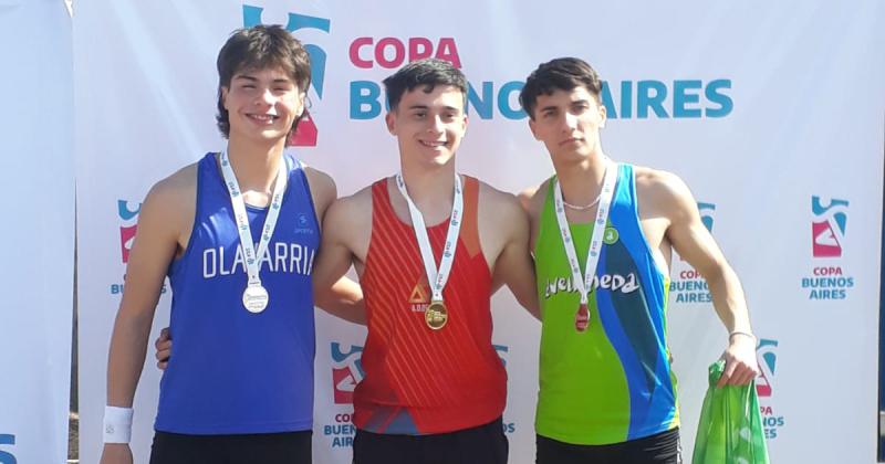 Ignacio Algañaraz se subió al podio en segundo lugar