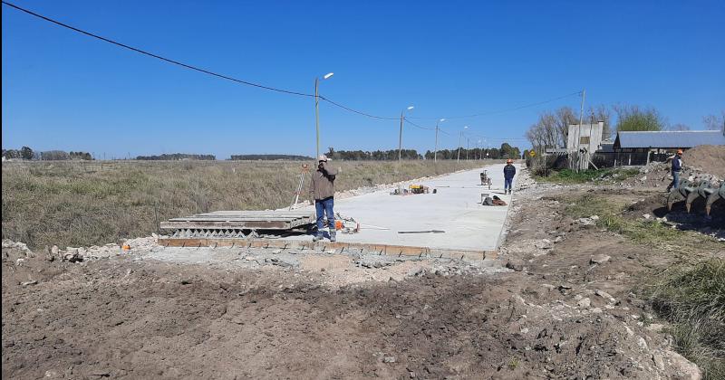 Pavimentacioacuten- precaucioacuten para circular en dos sectores del Partido de Olavarriacutea