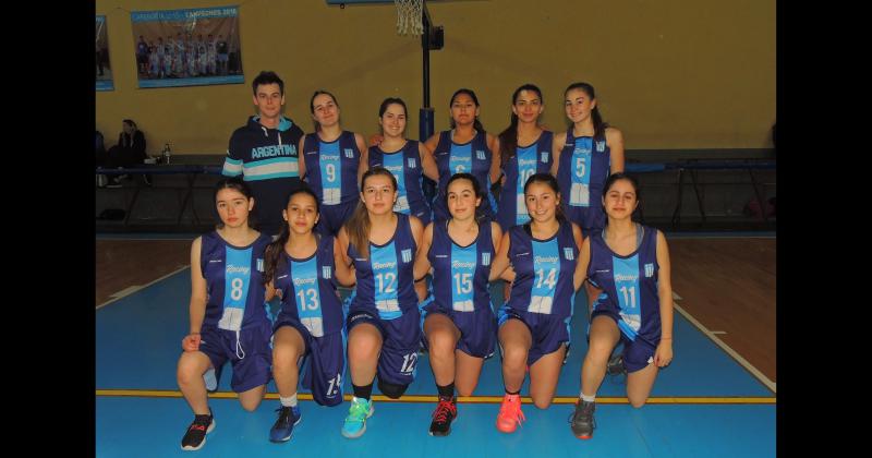 El domingo las chicas de U15 de Racing jugaron por el torneo de la Liga de Desarrollo con Leonas