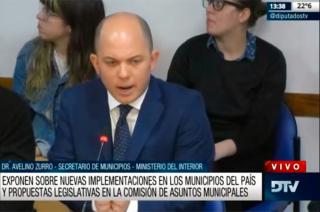 El Secretario de Municipios expuso en Diputados