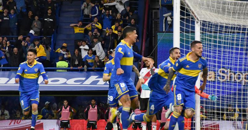 El Popular en el festejo de Boca ante River 