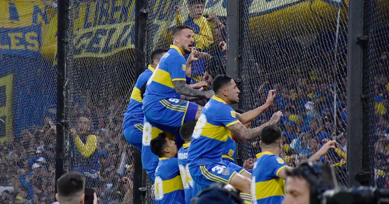 El Popular en el festejo de Boca ante River 