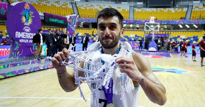 Facundo Campazzo marcó 13 tantos frente a Brasil