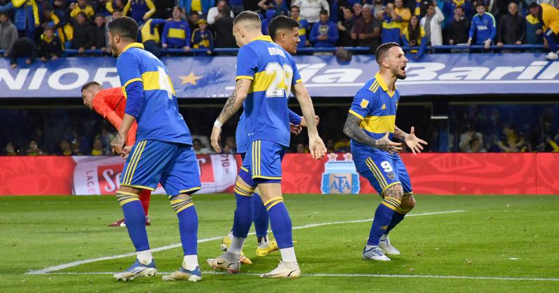 El Popular en el festejo de Boca ante River 