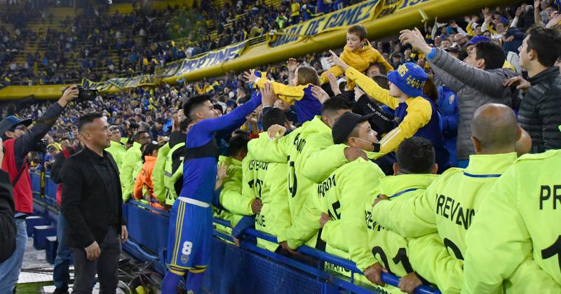 El Popular en el festejo de Boca ante River 