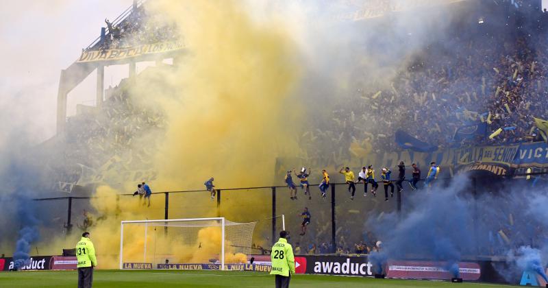 El Popular en el festejo de Boca ante River 