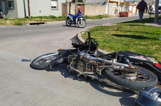 Choque entre motos- dos personas fueron trasladadas al hospital