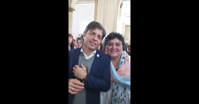 Silvia Cordero fue distinguida por el Gobernador Axel Kicillof