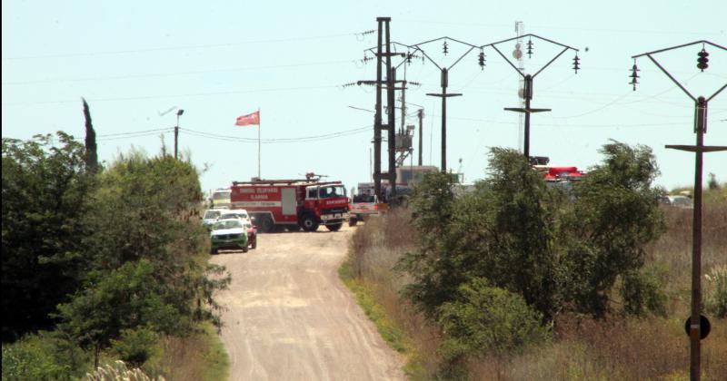 Bomberos Voluntarios trabajaron m�s de 9 horas para sofocar las llamas de la f�brica de explosivos