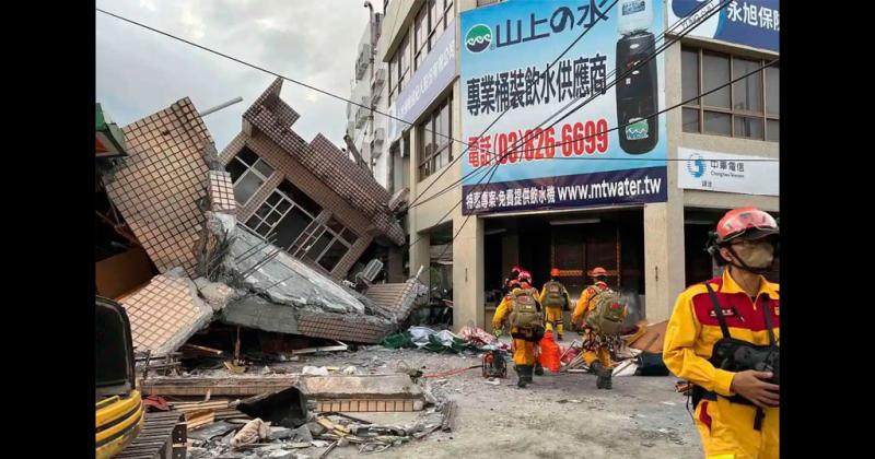 Fuerte sismo en Taiwaacuten- al menos 146 heridos y siguen las reacuteplicas