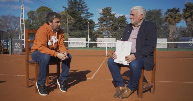 Mario Giacomaso y Carlos Zangara en la entrevista de la Unión de Clubes que se emitir� el próximo martes por Canal Local