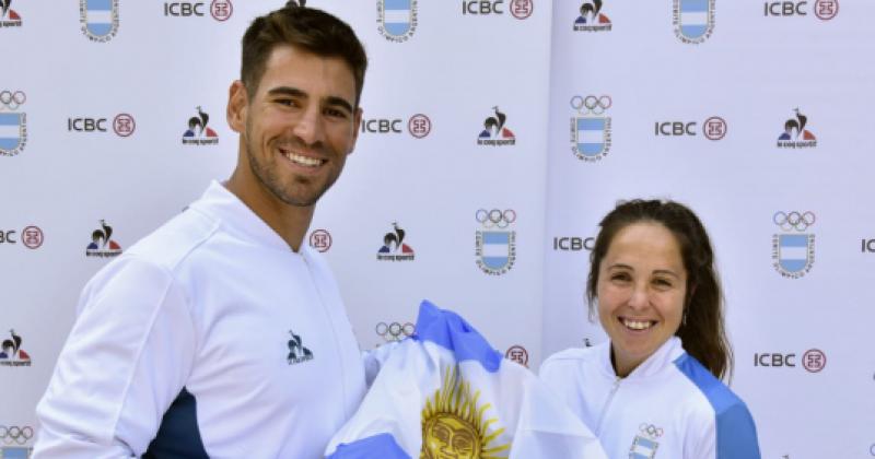 Agustín Vernice y Rocío S�nchez Moccia abanderados en los Juegos Sudamericanos