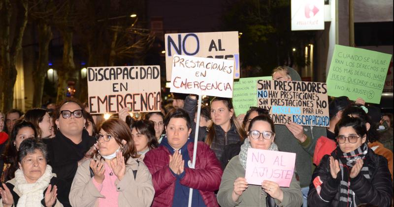 Discapacidad- este jueves habraacute una nueva movilizacioacuten